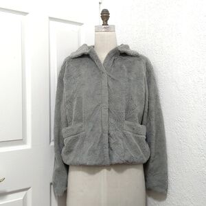 Fluffy Gray Jacket